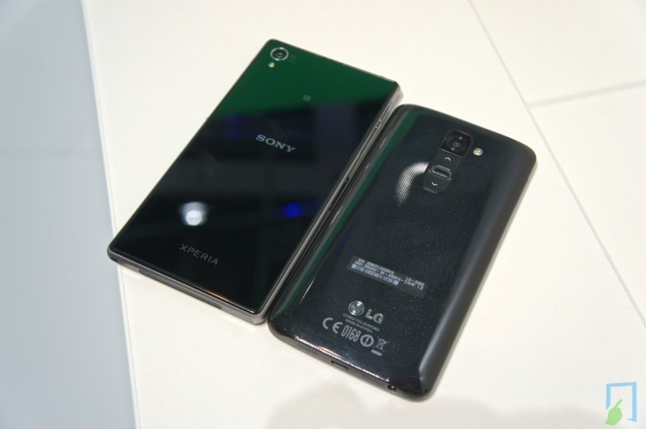 Sony Xperia Z1 vs LG G2