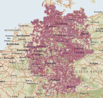 Telekom LTE Netzabdeckung Karte